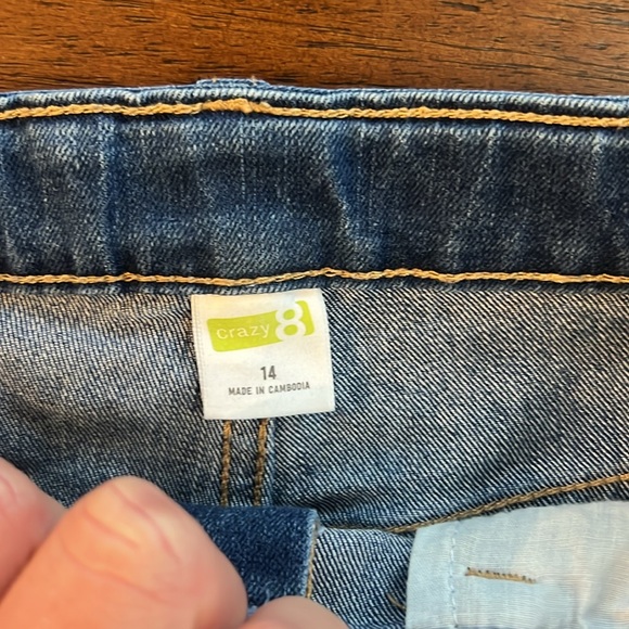 Crazy 8 Blue Jean Shorts - Picture 2 of 3